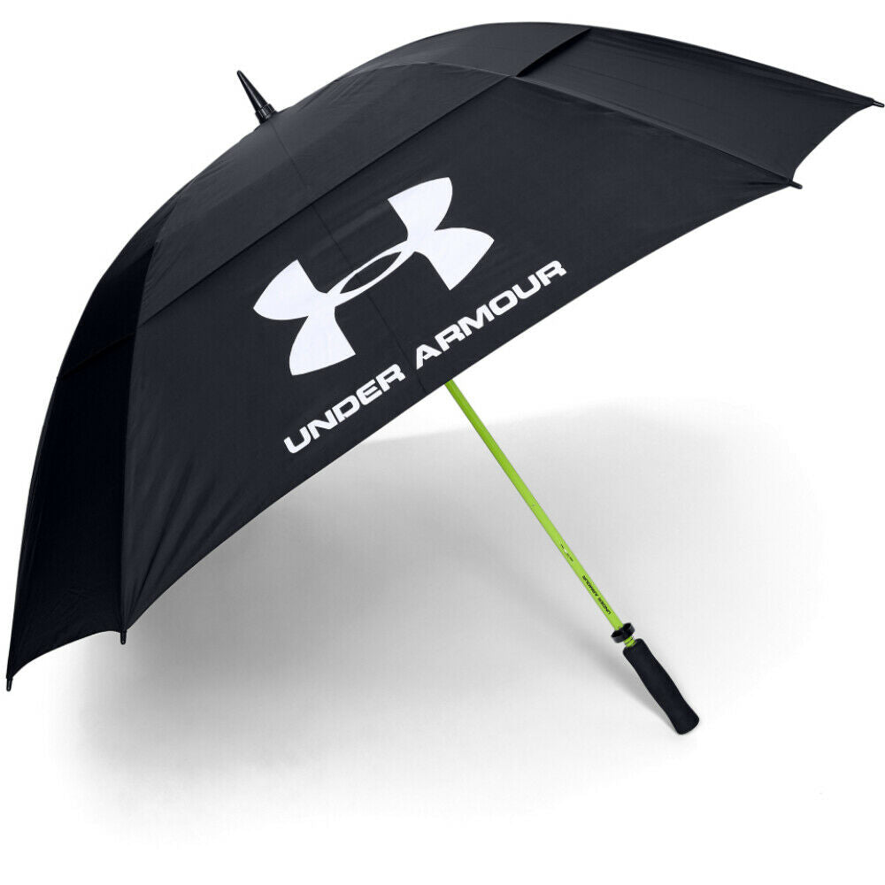 Golf Under Armour Umbrella UA 68" Double Canopy Rain Wind Protector Umbrella - Valley Sports UK