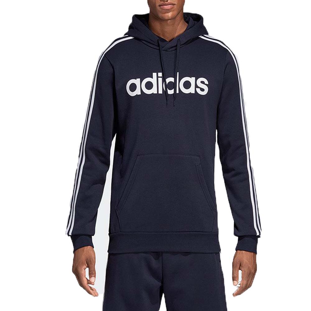 Adidas Essentials 3-Stripes Pullover Hoodie - Valley Sports UK