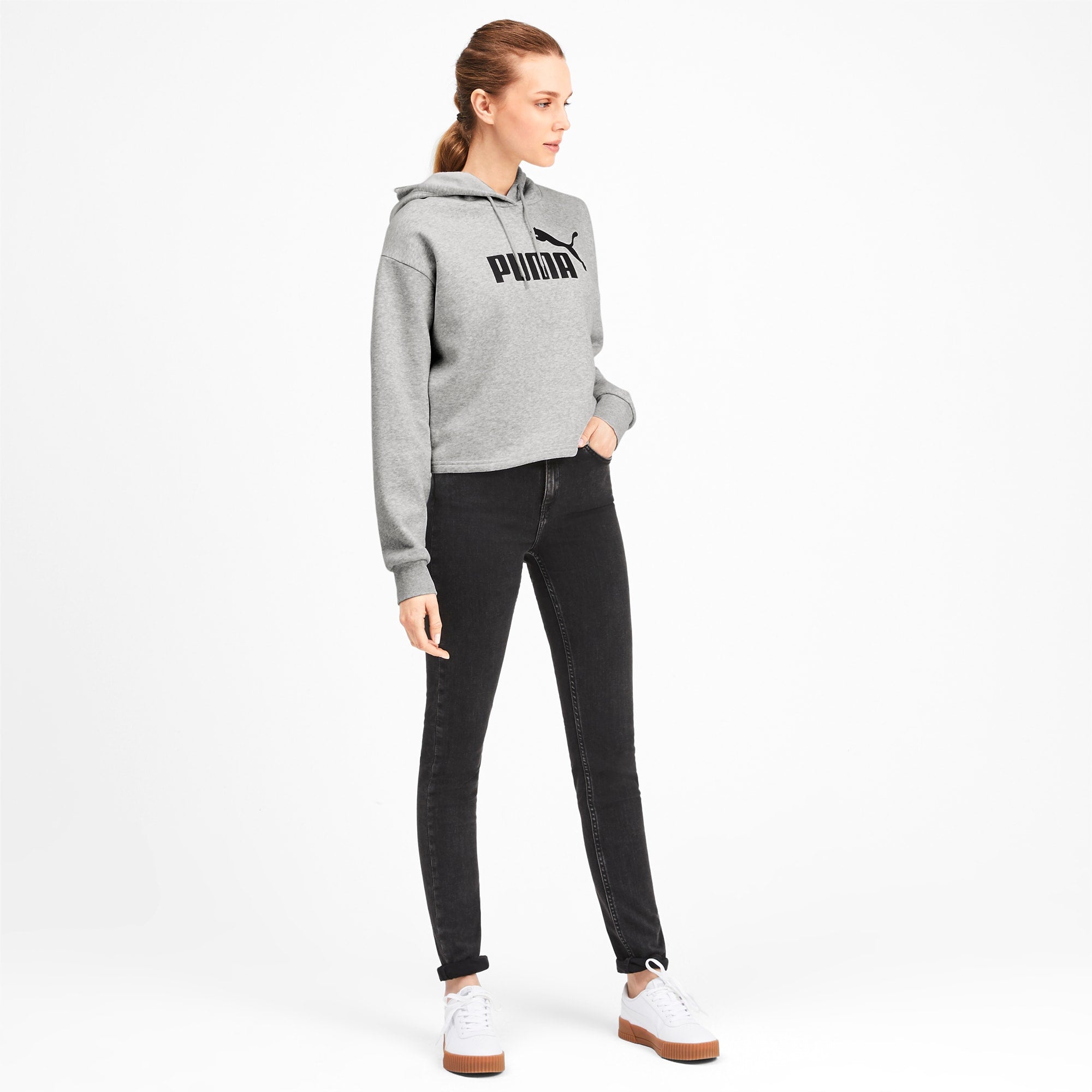 Puma Essentials Cropped Women's Hoodie - Valley Sports UK