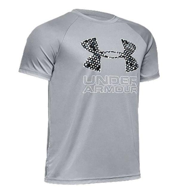 Under Armour Boys Tech Hybrid Print Fill Logo T-Shirt - Valley Sports UK