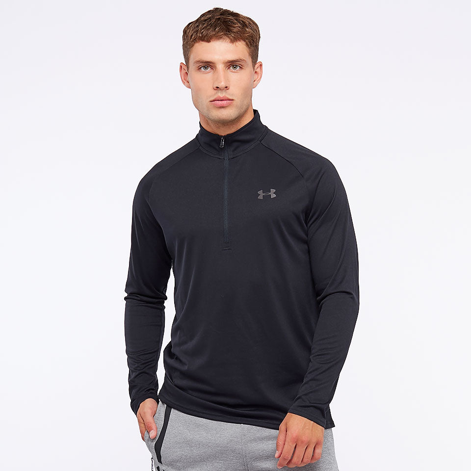 Men's UA Tech 1/2 Zip Long Sleeve T-Shirt - Valley Sports UK