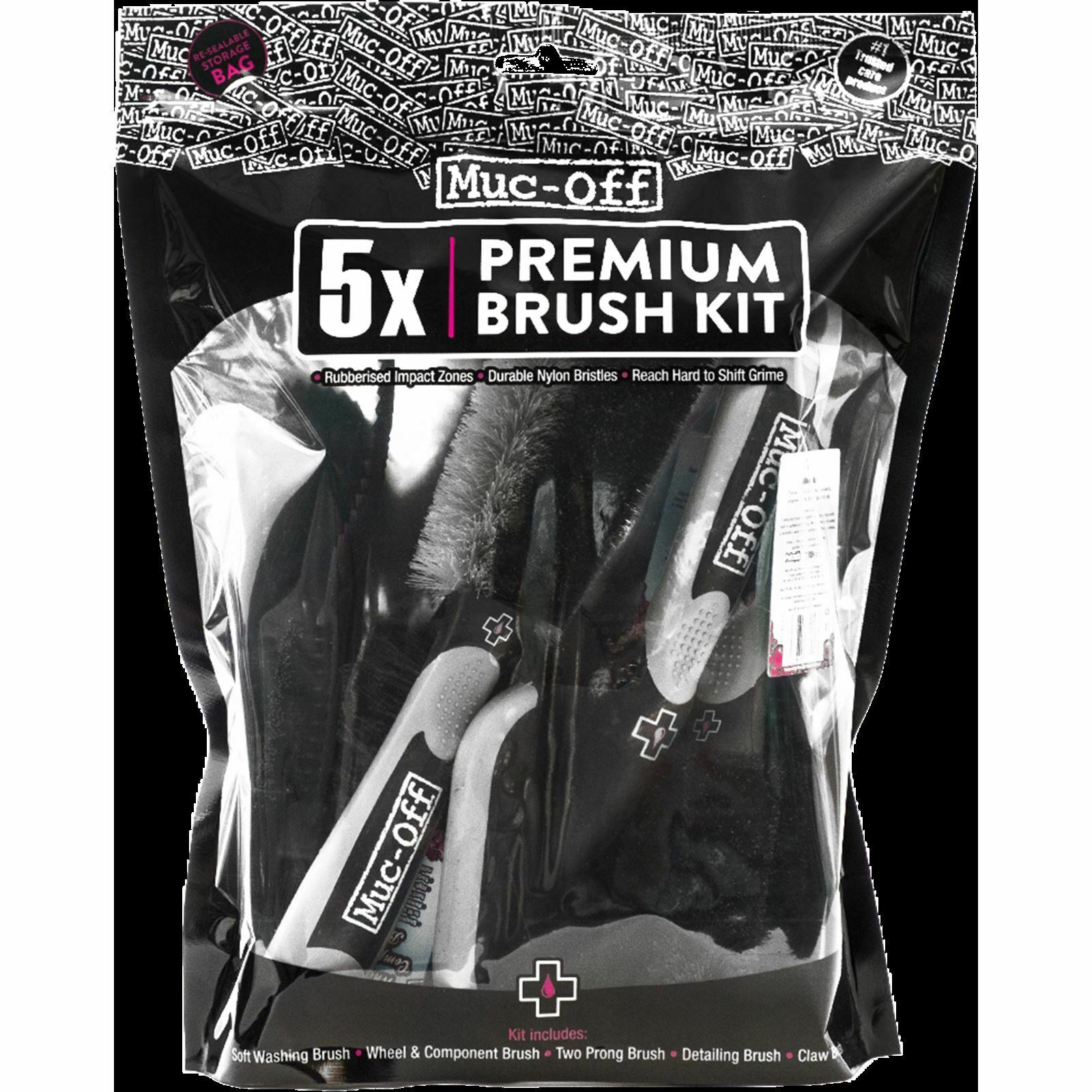 Muc-Off 5x Premium Brush Set