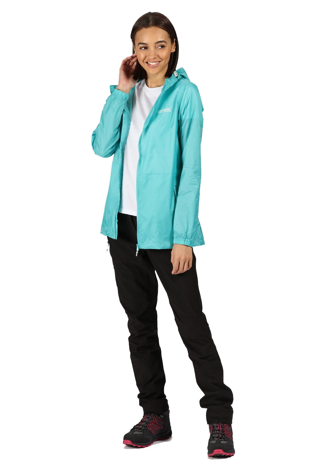 Regatta Womens Pack It Waterproof Packaway Lightweight Coat Jacket III - Valley Sports UK