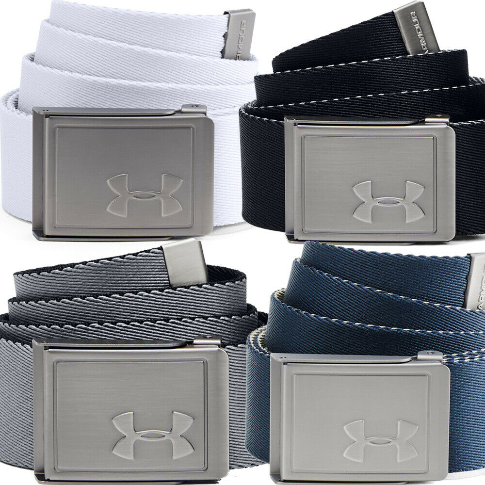 Under Armour Men's Reversible Webbing 2.0 Golf Belt - One Size Fits All - Valley Sports UK