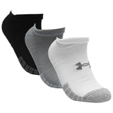 Under Armour HeatGear 3 Pairs No Show Socks - Valley Sports UK