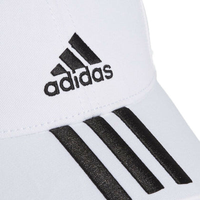 Adidas Mens Baseball Cap 3 Stripes Cotton Logo Sports Hat Golf Cap - Valley Sports UK