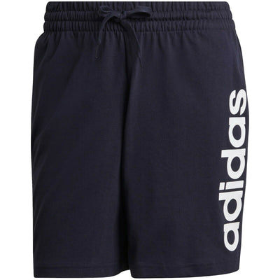 Adidas Men's Aeroready Essentials Linear Logo Cotton Shorts Running Casual Football Shorts - Valley Sports UK