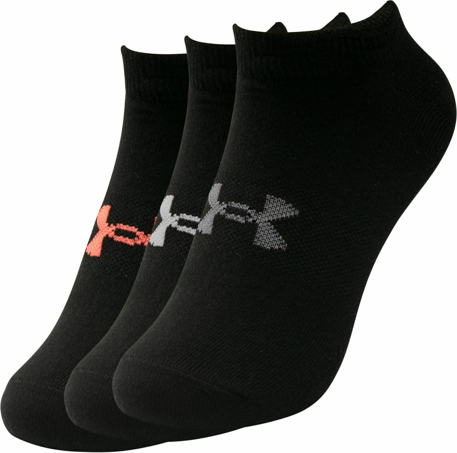 Under Armour Men's Women's 3 Pairs Ankle Low Socks Essential No Show Sock - Valley Sports UK