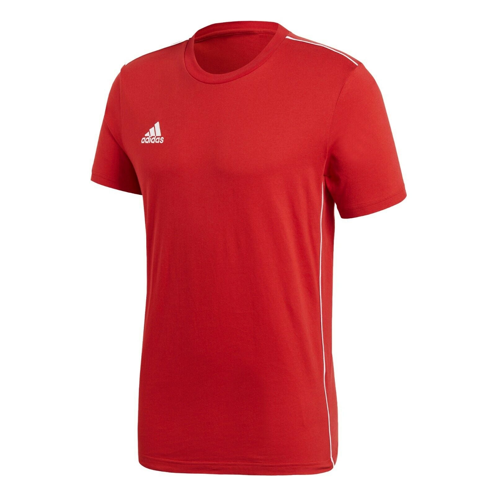 Adidas Boys Core 18 Kids Fleece Top Short Sleeve T Shirt - Valley Sports UK