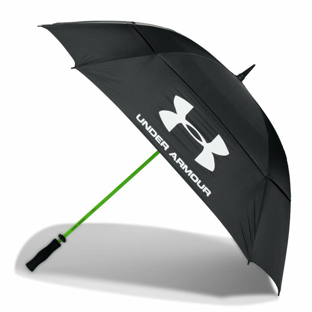 Golf Under Armour Umbrella UA 68" Double Canopy Rain Wind Protector Umbrella - Valley Sports UK
