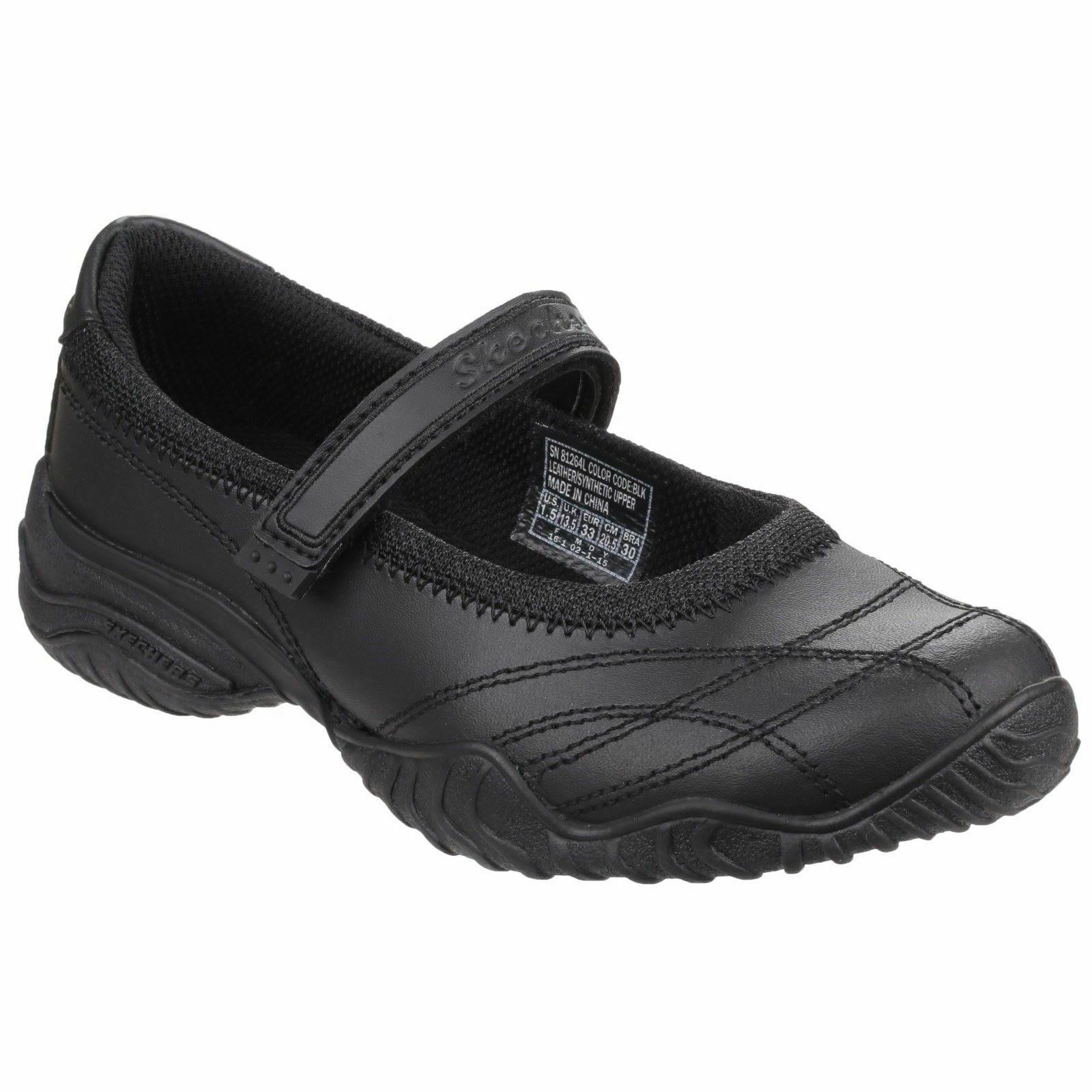 Skechers Black Velocity Pouty Shoes - Valley Sports UK