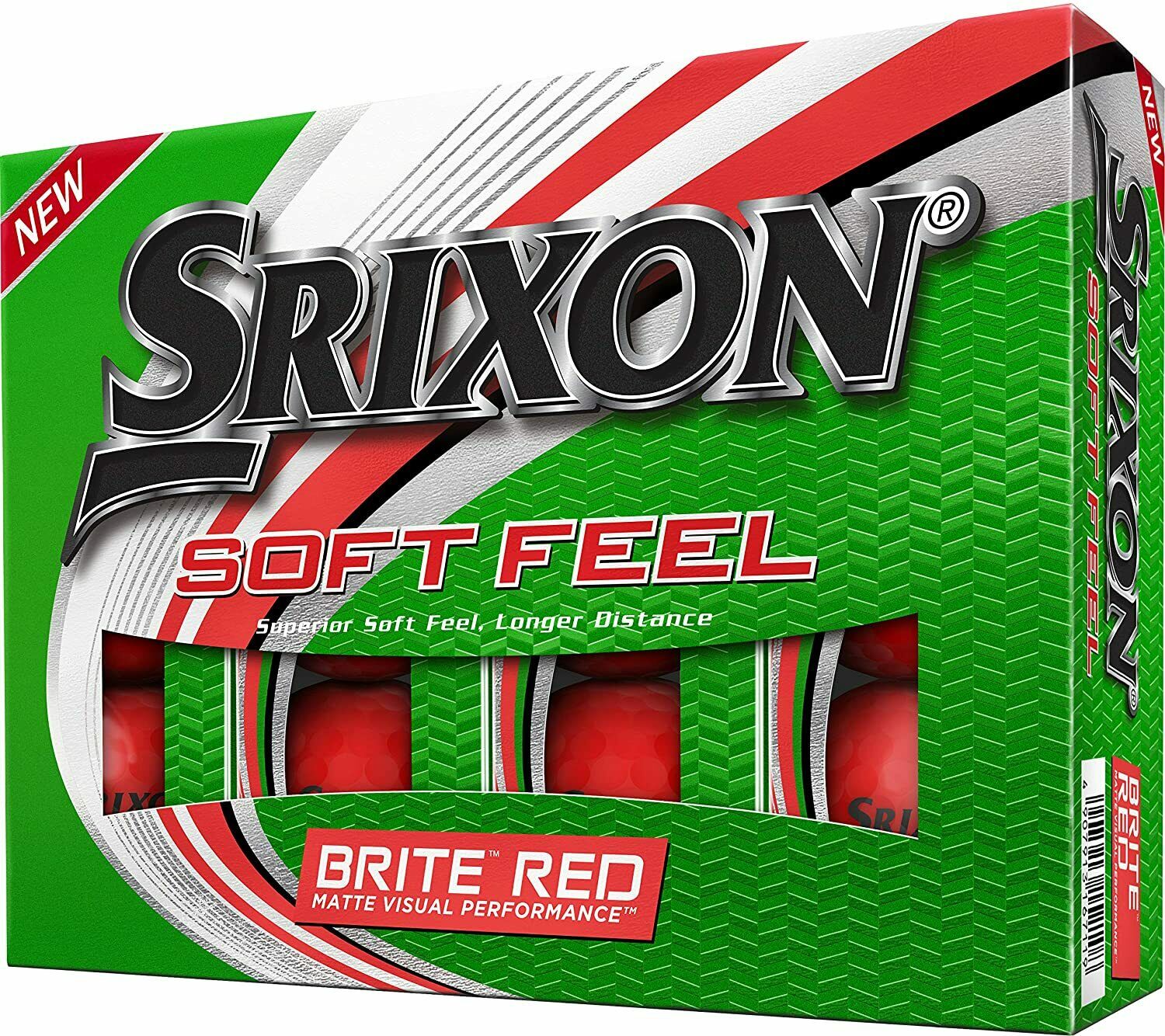 Srixon Soft Feel Golf Balls (1 Dozen) 12 Balls New in Retail Packaging Brite Golf Ball - Valley Sports UK