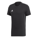 Adidas Boys Core 18 Kids Fleece Top Short Sleeve T Shirt - Valley Sports UK