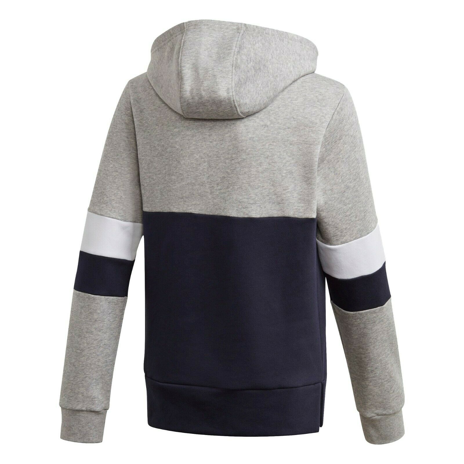 Adidas Boys linear Colorblock Hoodie - Valley Sports UK