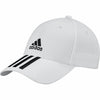 Adidas Baseball 3-Stripes Twill Cap - White/Black - Valley Sports UK