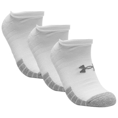 Under Armour HeatGear 3 Pairs No Show Socks - Valley Sports UK