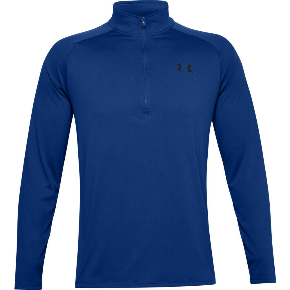 Men's UA Tech 1/2 Zip Long Sleeve T-Shirt - Valley Sports UK