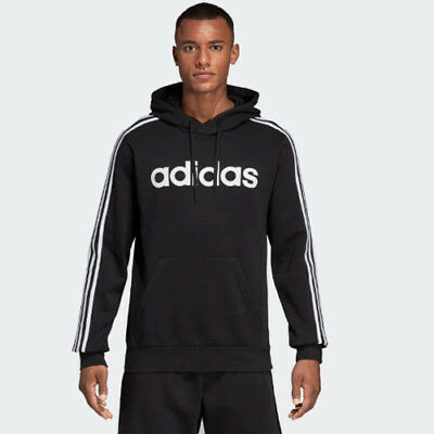 Adidas Essential 3S Pullover Fleece Hoodie - Valley Sports UK