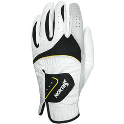 Srixon Men's Left Hand Golf Gloves Hi-Brid Left Handed Golf Glove White Black - Valley Sports UK