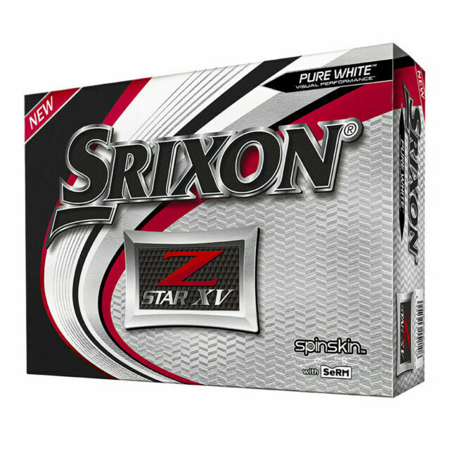 Srixon Z Star 6 XV Golf Balls (12) White