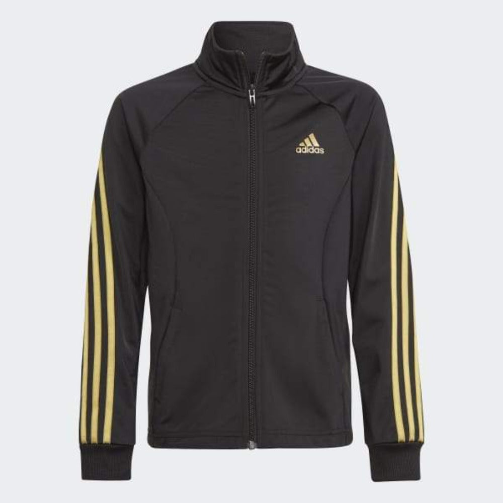 Adidas Kids Polyester Regular 3-Stripes Tracksuit - Valley Sports UK